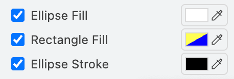 Color picker for custom colors in the style panel